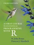 Image of (eBook) A First Course in Statistical Programming with R