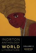 Norton Anthology Of World Literature, Volume 2, Shorter 5Th Edition - cover photo