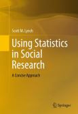 (eBook) Using Statistics in Social Research - cover photo