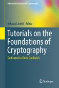Image of (eBook) Tutorials on the Foundations of Cryptography