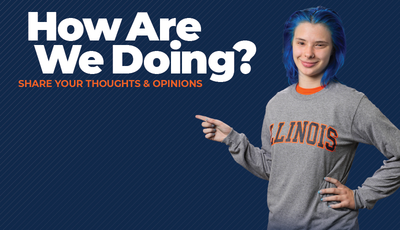 How are we doing? Take the survey to let us know