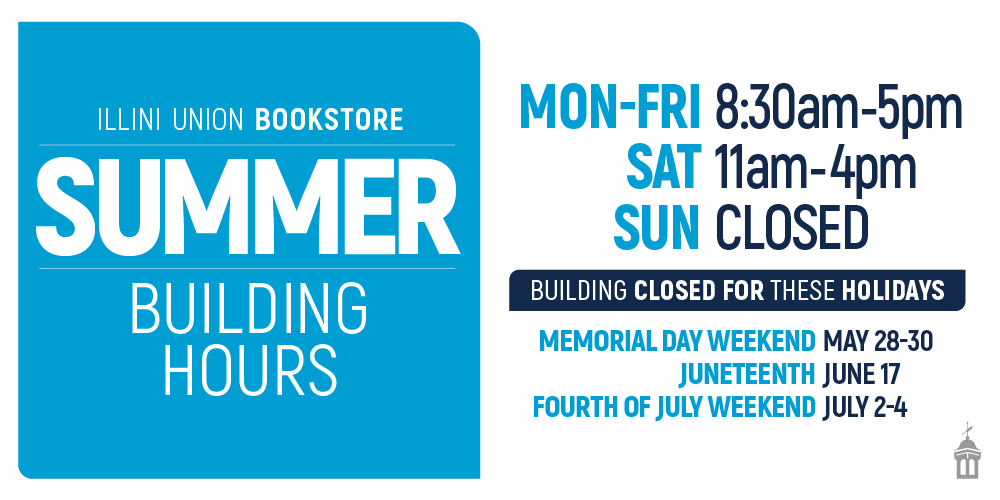 Summer Hours for Bookstore