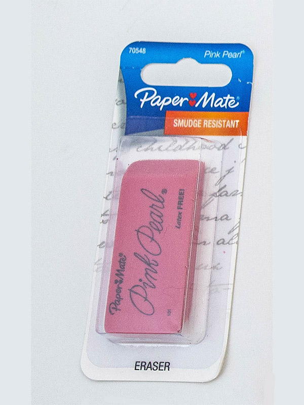 Eraser Pink Pearl Large Carded (SKU 146222674000045)