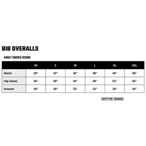 OVERALL GAME BIBS -  1