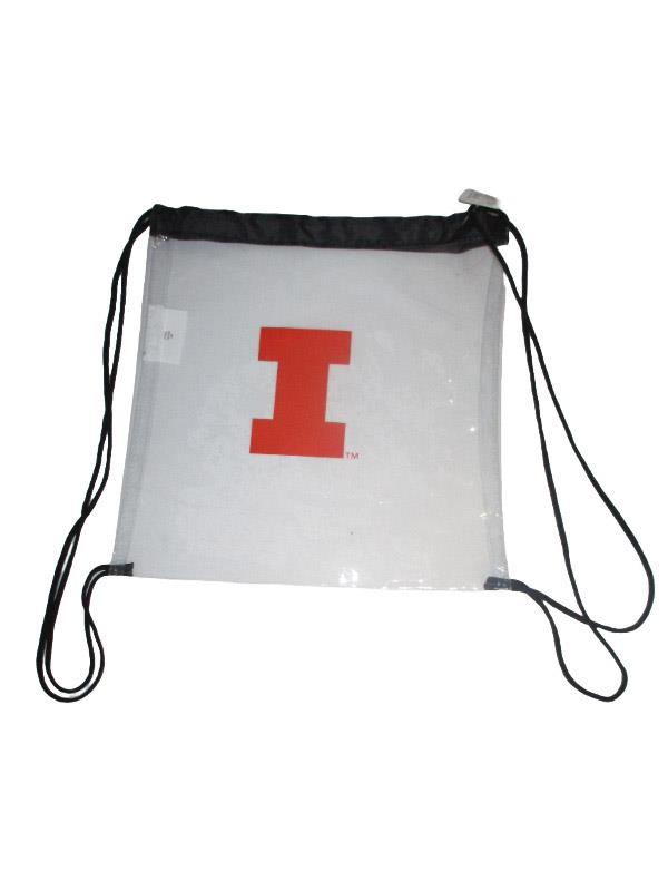 Backpack Drawstring Clear Illini Union Bookstore