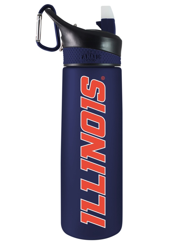 Frosted Sport Bottle Illinois Wordmark (SKU 154562364000016)