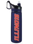 Frosted Sport Bottle Illinois Wordmark
