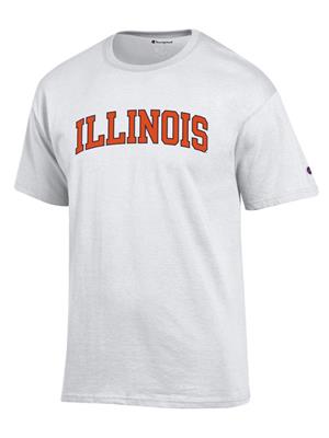 Image of ILLINOIS ARCH T-SHIRT -  white