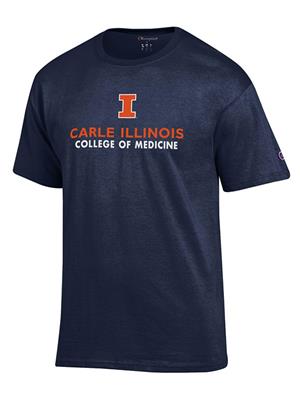Image of ILLINOIS CARLE ILLINOIS COLLEGE OF MEDICINE T-SHIRT -  navy