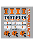 Sticker Sheet Illinois Variety Logos