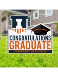 Congratulations Graduate Shield Lawn Sign -- DROP SHIP