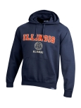 Image of Illinois Alumni Wool Seal Hooded Sweatshirt