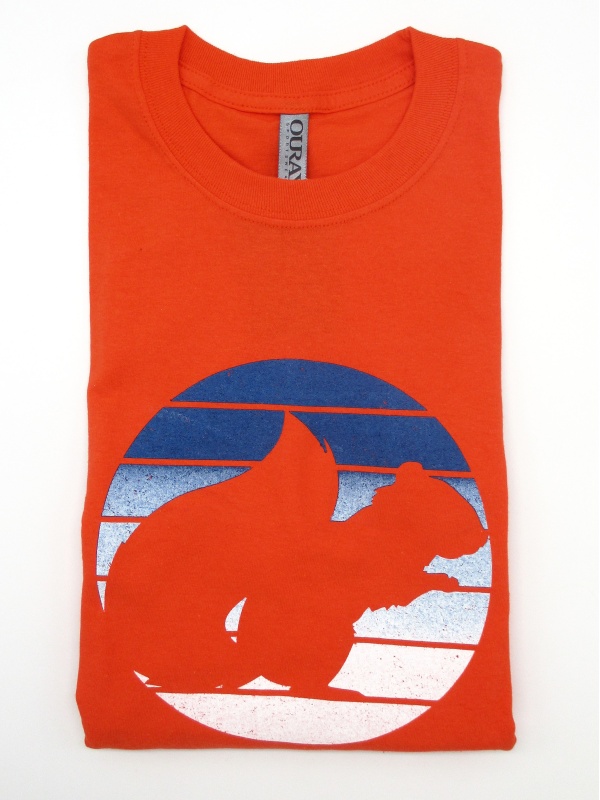 Quad Sunset Squirrel T-Shirt (SKU 155872444000052)