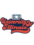Illinois Huffed Font Sticker
