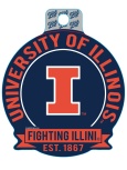 University Of Illinois Disciplined Sticker