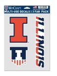 Illinois Decal 3 Pack
