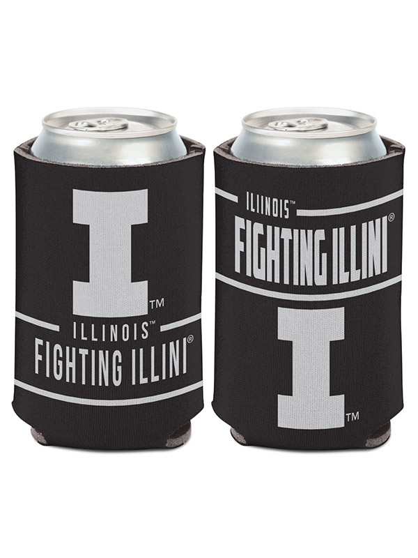 Illinois Fighting Illini Blackout Can Cooler (SKU 156223964000047)