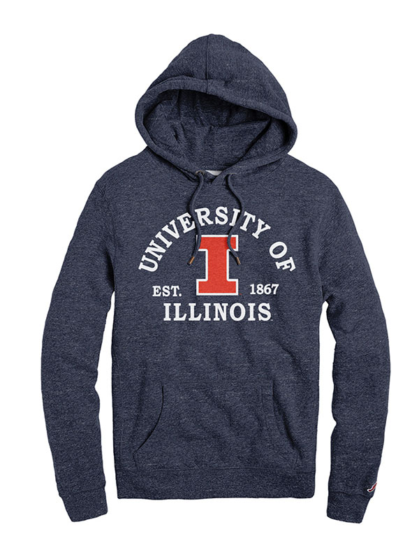Heritage Hoodie University Of Illinois Block I (SKU 156277114000046)