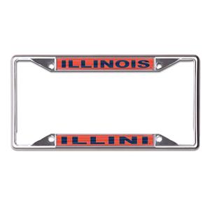 Illinois Illini License Plate Frame
