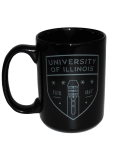 Iconic Script Uscape Illinois Mug