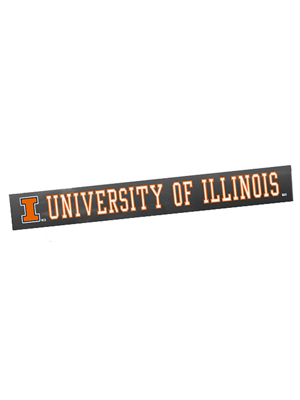 Decal University Of Illinois Outside Strip