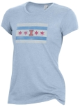 T-Shirt Keepsake Chicago Flag Block I