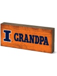 Sign Mini Table Top Stick Grandpa Block I
