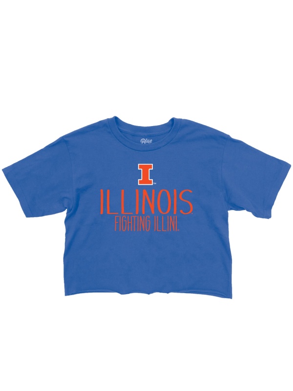 Crop T-Shirt Illinois Fighting Illini (SKU 1570600313000107)