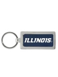 Keychain Illinois Wordmark Double Sided