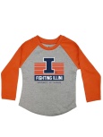 L/S T-Shirt Illinois Baseball Tee