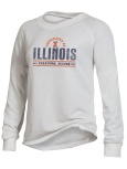 Wmn Lazy Day Pullover L/S Crew Illinois