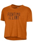 T-Shirt Crop Headliner University Of Illinois