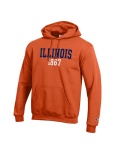 Hooded Sweatshirt Versa Twill Illinois 1867