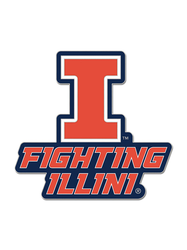 Lapel Pin Illinois Block I Fighting Illini (SKU 157524514000003)