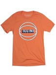 T-Shirt Vintage Illini Basketball Block I