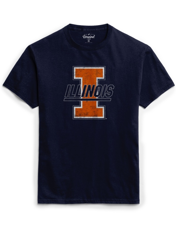 T-Shirt Ez Illinois Block I Illinois (SKU 157733574000052)