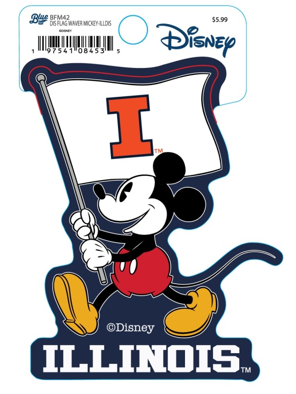 Decal Disney Illinois Flag Waver Mickey (SKU 157780624000003)