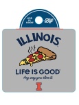 Decal Illinois Pizza Slice
