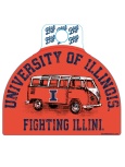 Decal Illinois Fighting Illini Vw Van
