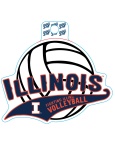 Decal Illinois Volleyball