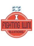 Decal Fun Stripes Illinois Fighting Illini