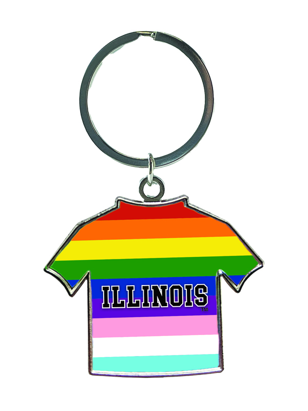 Illinois Fayetteville T-Shirt Key Tag (SKU 157906994000003)