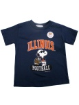 Illinois Snoopy Football T-Shirt