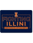 Illinois Fighting Illini Wood Magnet