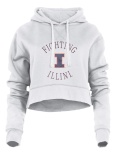 Illinois Benchmark Cropped Hoodie