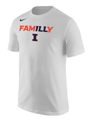 Image of ILLINOIS FAMILLY T-SHIRT -  white