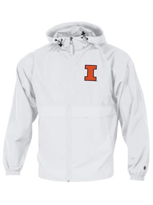 Image of ILLINOIS BLOCK I LIGHT WEIGHT FZ JACKET -  white