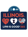 Illinois Life Is Good Sticker