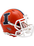 Illinois Football Helmet Mini Speed