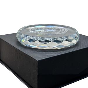ILLINOIS CRYSTAL PAPERWEIGHT -  1